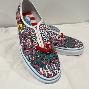 NWT Vans X Where’s Waldo Authentic Lace Up sneakers M 7 / W 8.5